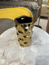 Glass Gold Vase 072