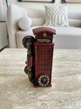Ceramic Telephone booth Maroon