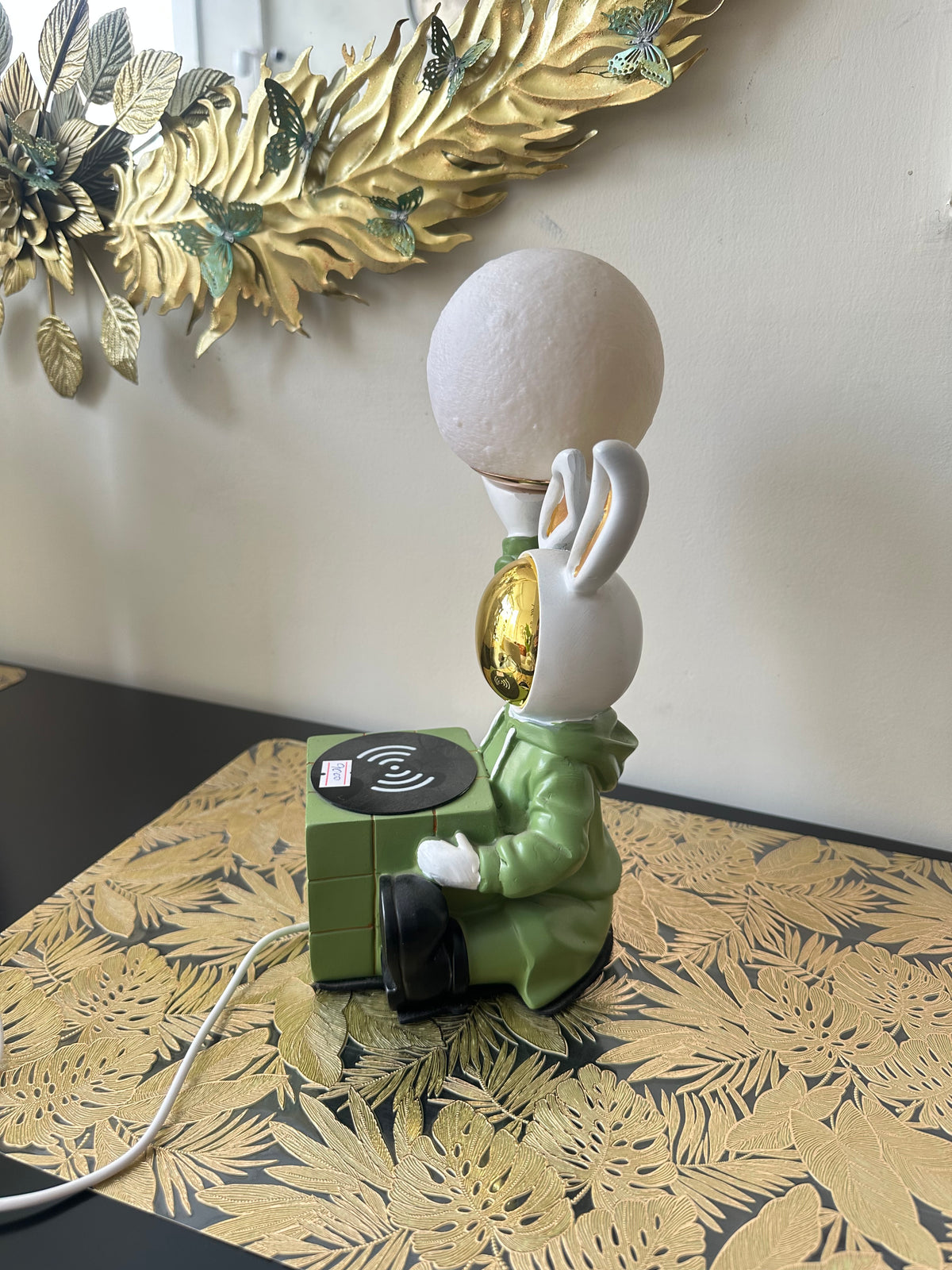 Green Rabbit Lamp