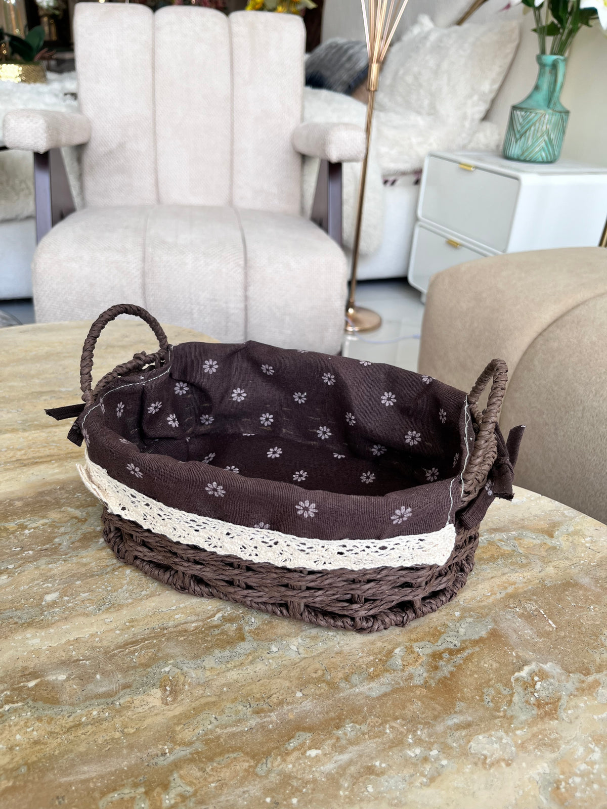 Hand Woven Rattan storage baskets 10