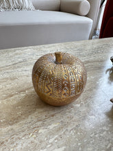 Geometric Gold Apple