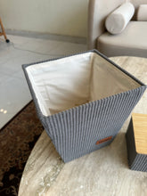Grey tissue box and Storage box