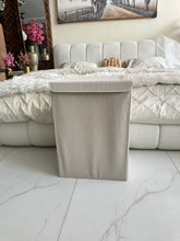 Laundry Basket Boucle Off White