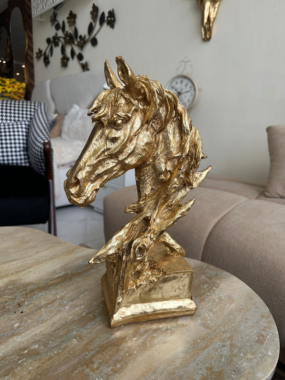 Dovel Table Decor Gold