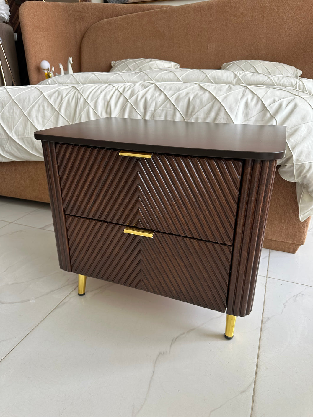 Espen Side Table Dark Brown