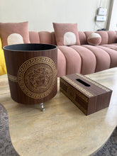 Varsace tissue box and dustbin