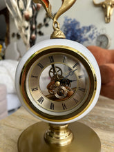 Elegant Metallic Table Clock