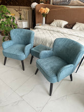 Allure Chair sea green 034 with table