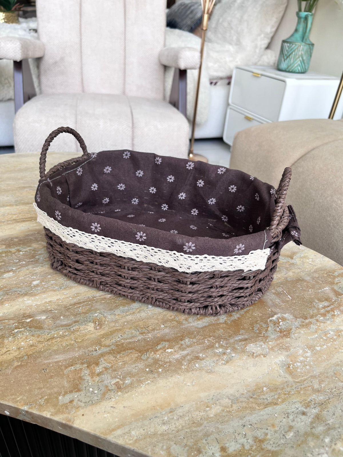 Hand Woven Rattan storage baskets 10