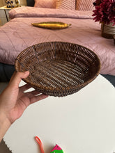 Rattan Tray Basket Round 04