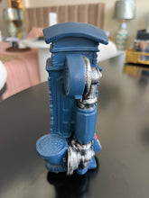 Ceramic Telephone booth Blue
