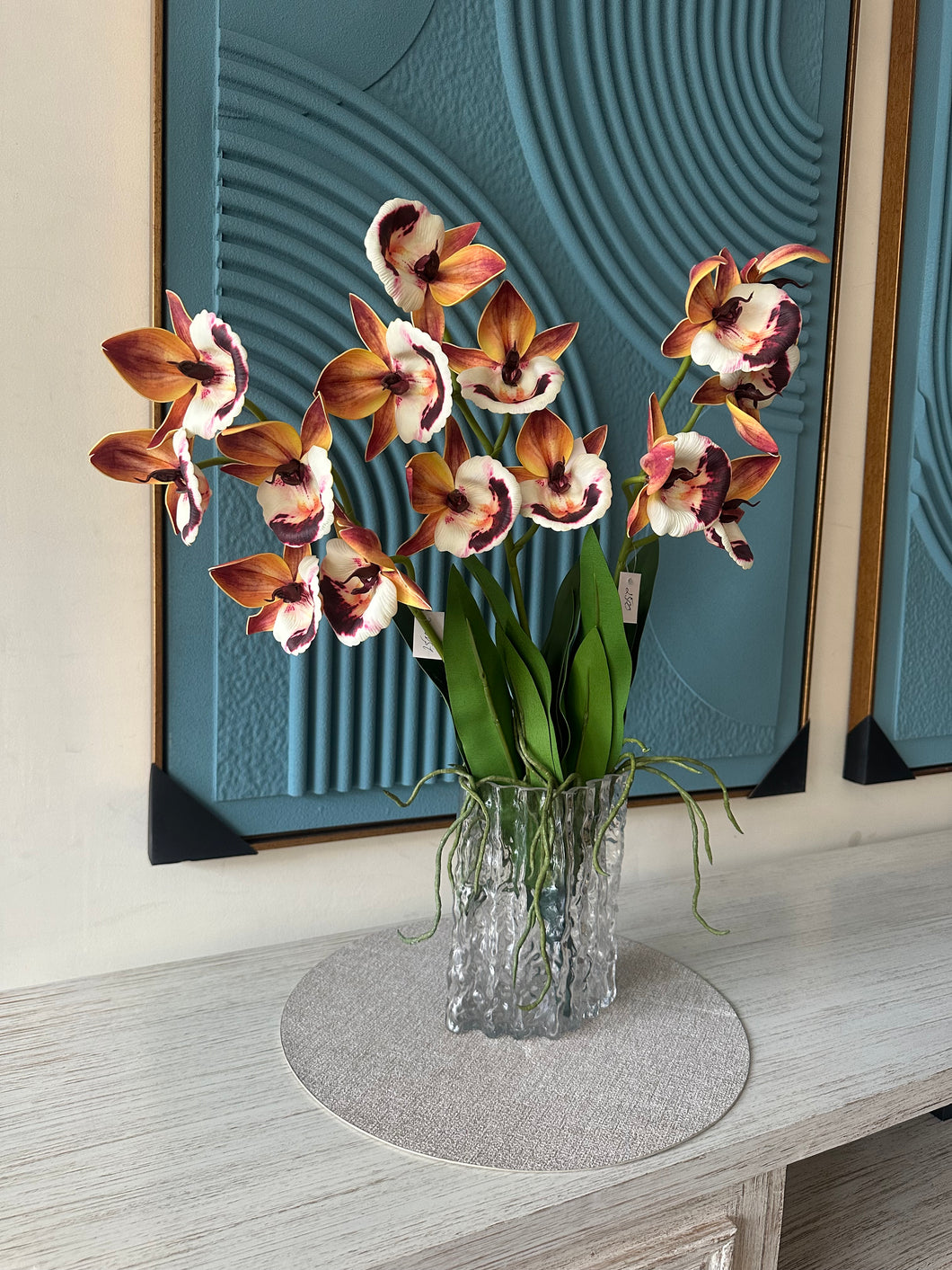 Cymbidium Orchids Orange