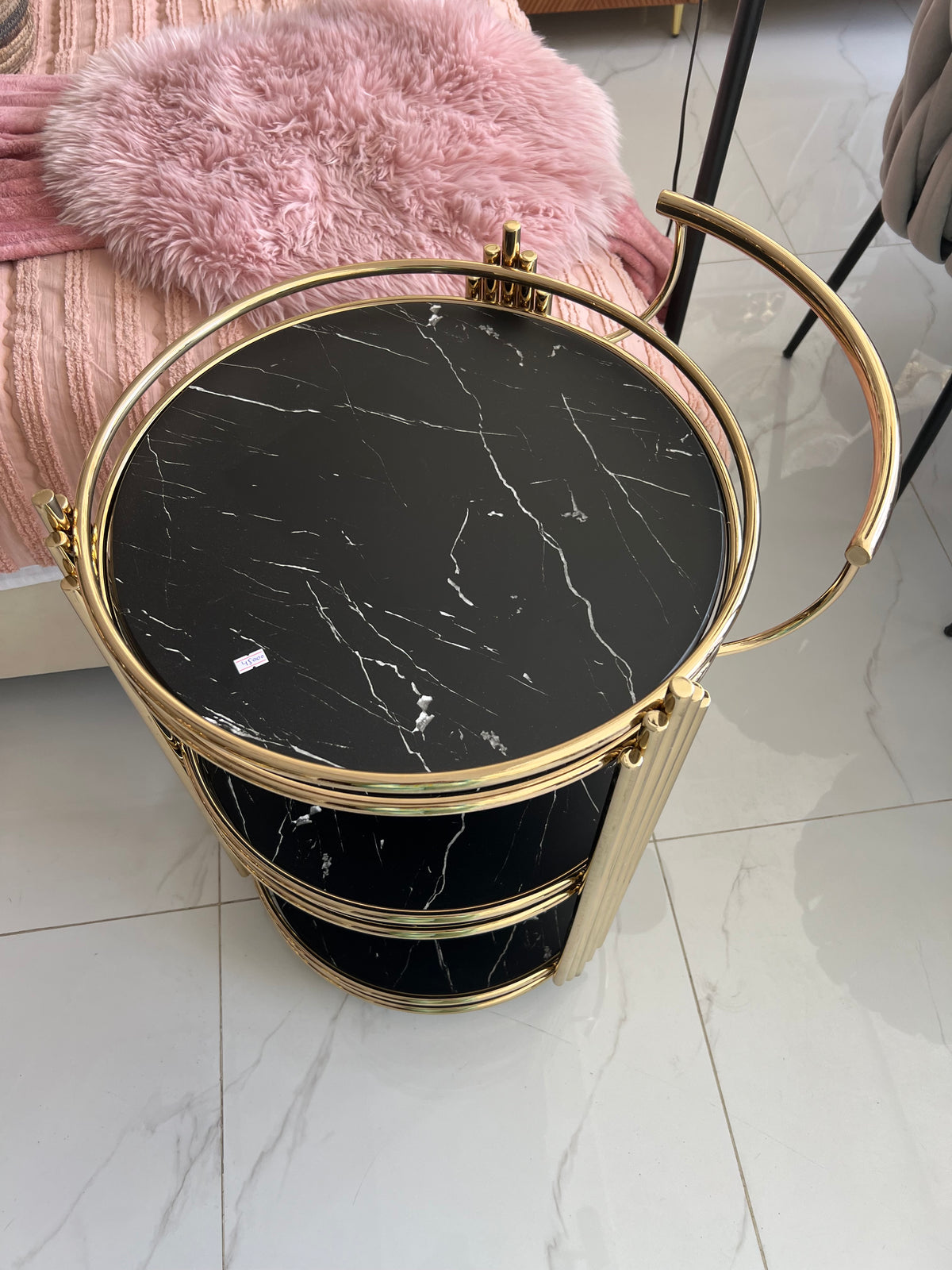 Round Tea Trolley