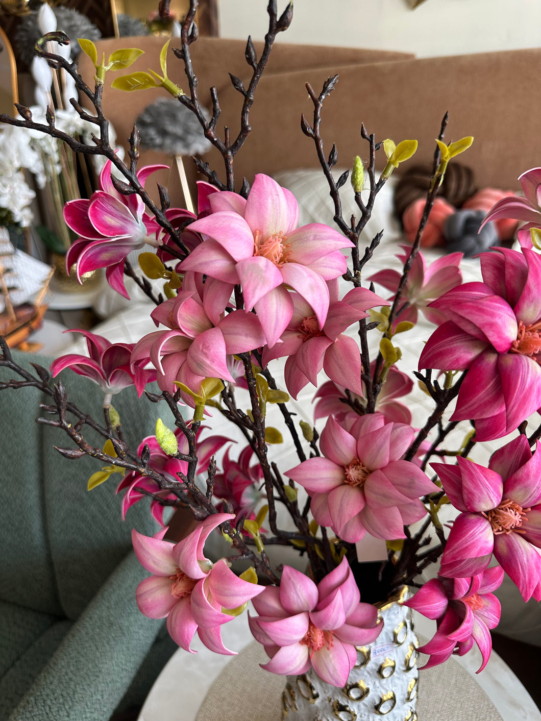 Mangnolia Artificial flower Pink