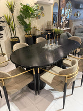 Black Ashwood Dining Table set