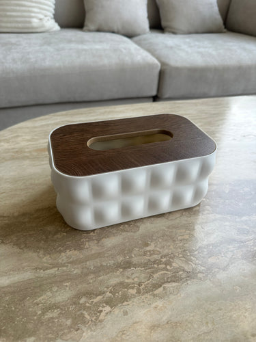 White Illusion Tissue box SS23