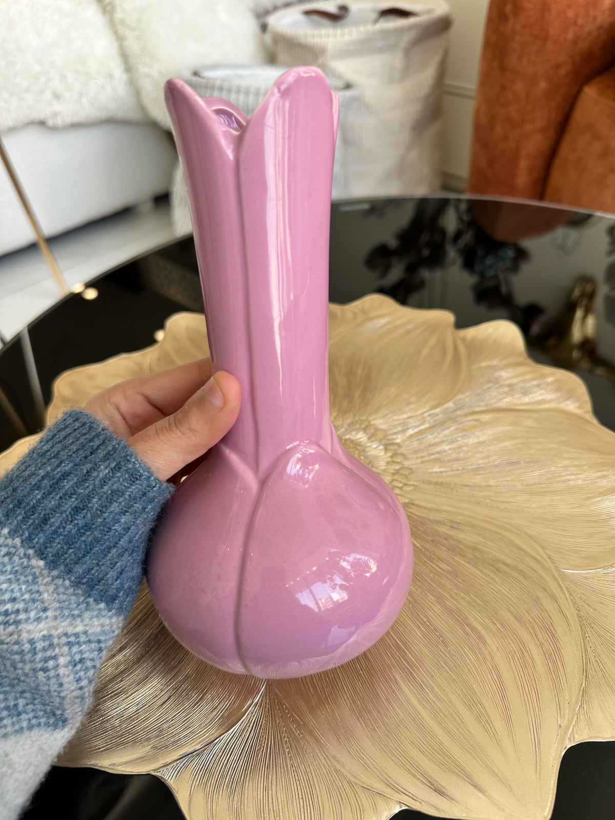 Ceramic vase Pink 044