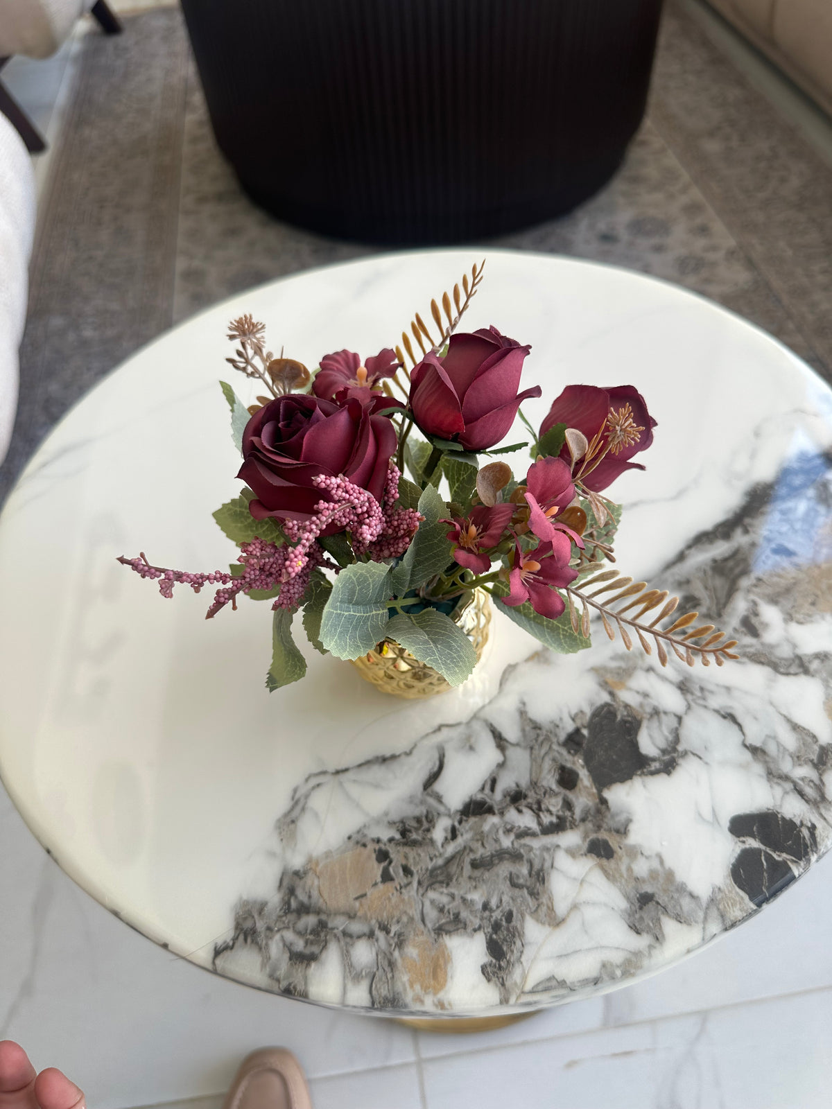 Ceramic Gold planter 09