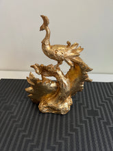 Peacock Sculpture Gold 02