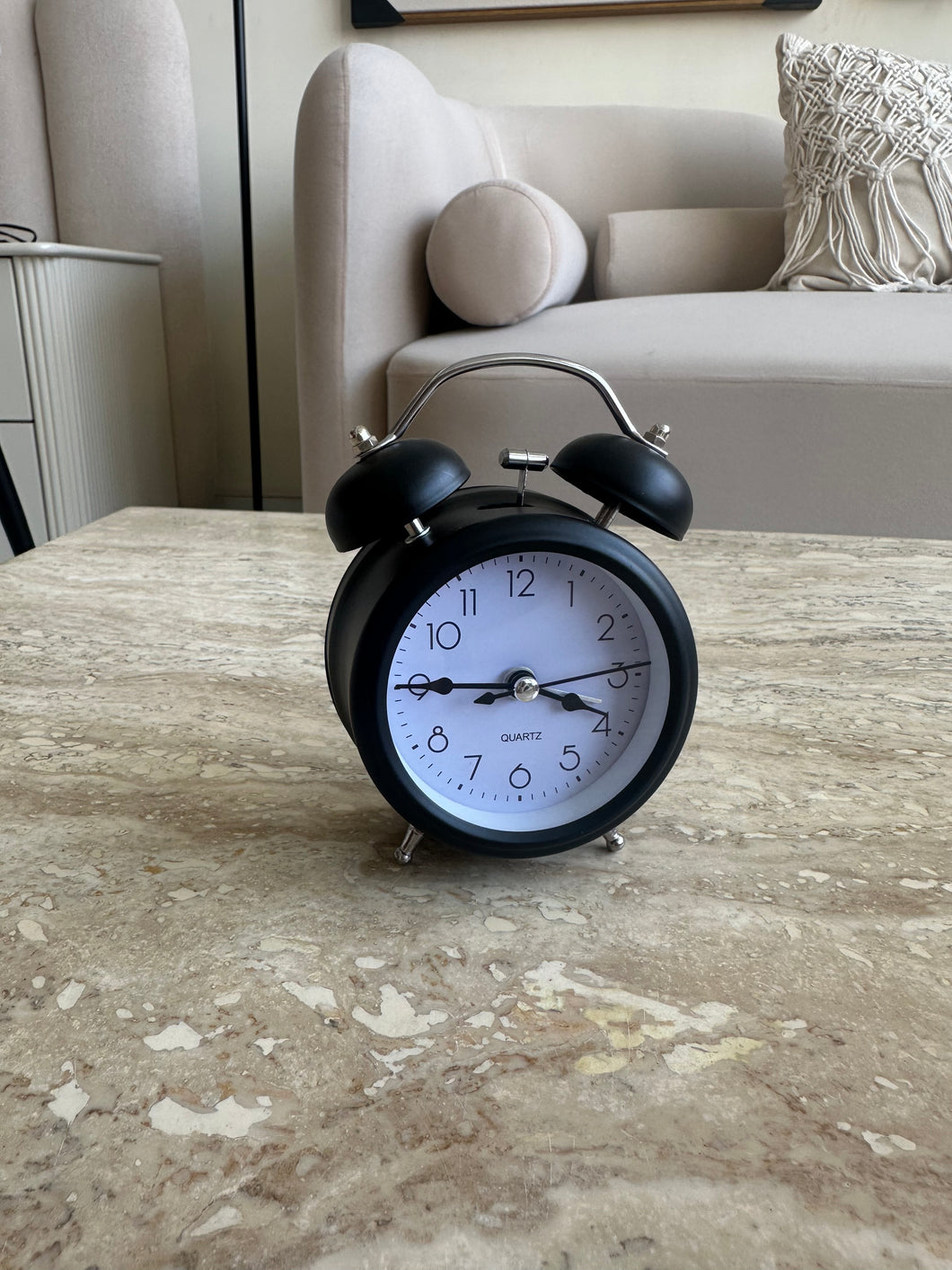 Black Alarm Clock Small