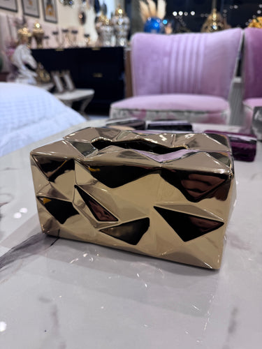 Gold jewel Tissue box 02