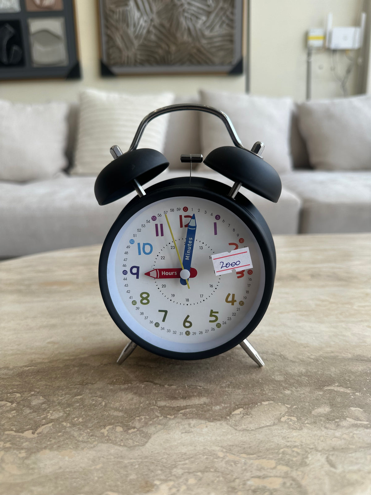 Black Alarm Clock 004