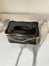Gold and Black jewel Tissue box 11
