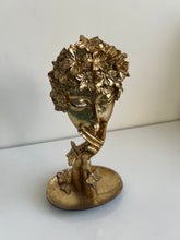 Thinking Lady Sculpture Gold