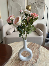 Pink Faux Peony Roses Stem