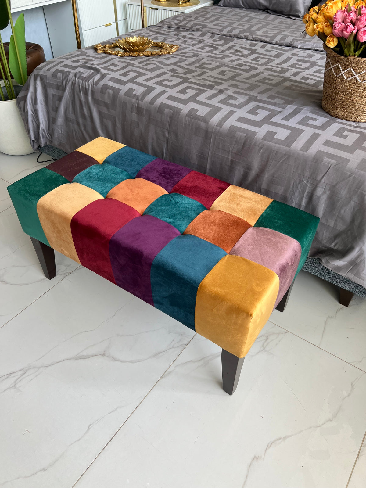 Patchwork bench 009