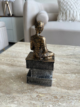 Book Reading Women Sculpture-Black Antique