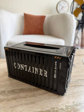 Container tissue box
