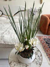 Magnolia Flower Arrangement in Ceramic Pot 003