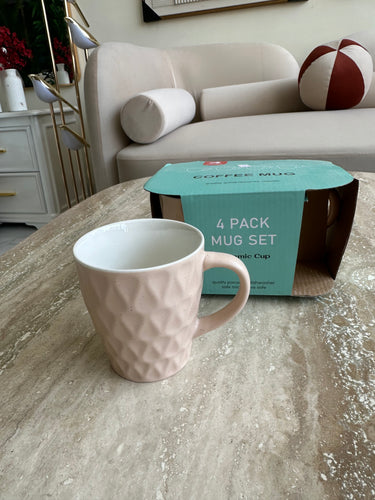 Mug set of 4 Beige