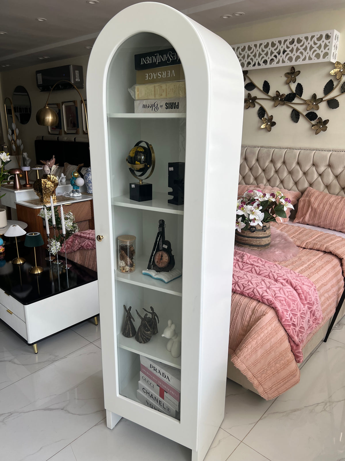 Noami Standing shelf White