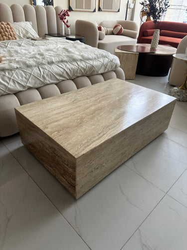 Siena Travertine Coffee Table
