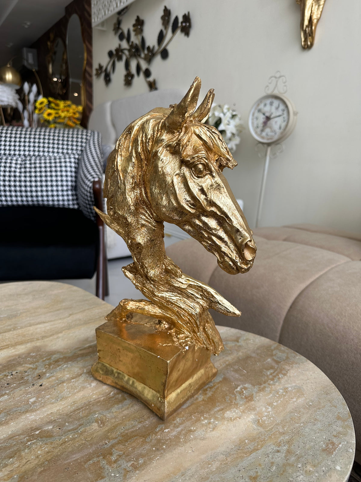 Dovel Table Decor Gold