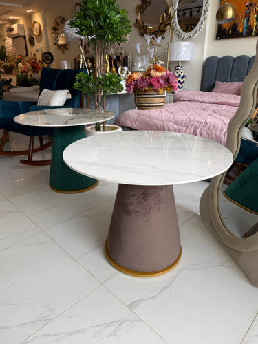 Opal Table Brown base (Delivery only in Lahore)