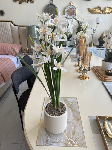 Artificial Plant with Flowers 01