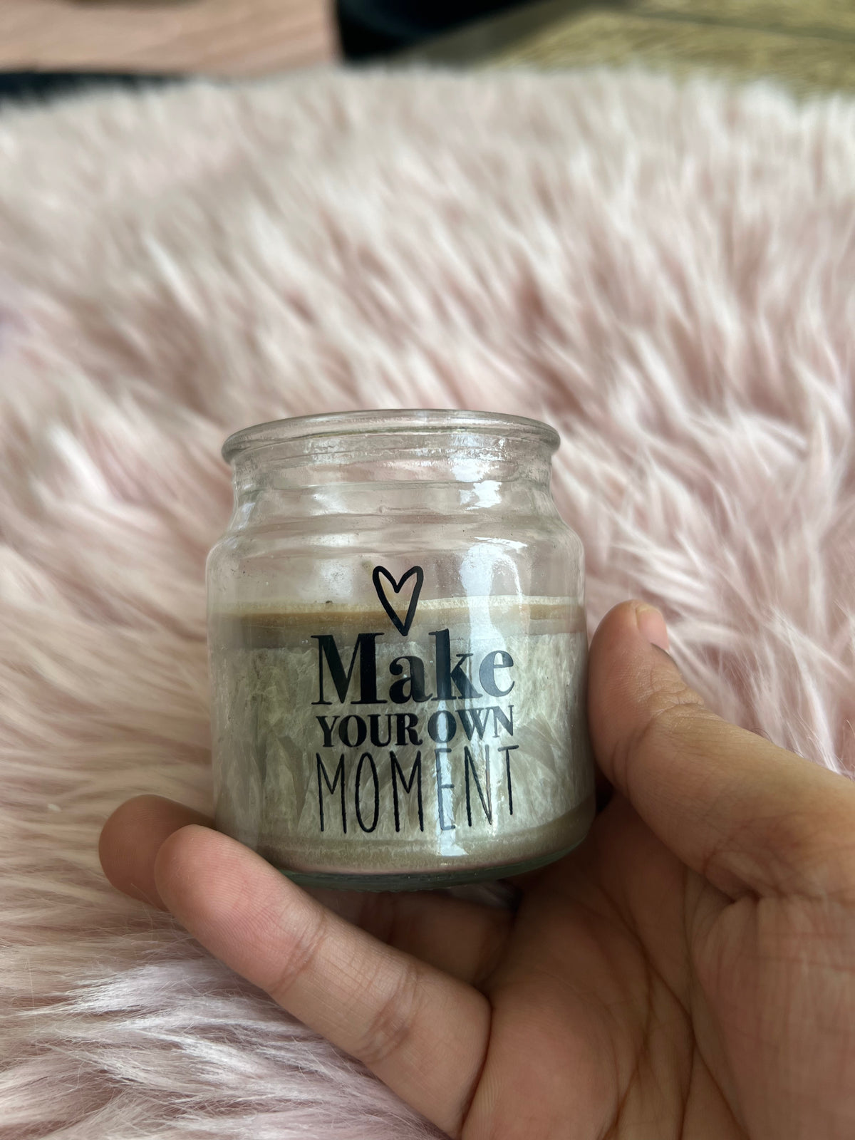 Motivational Quote Candle