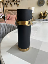 Matt Black Metal Vase 02