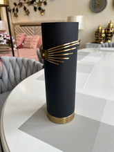 Matt Black Metal Vase 02