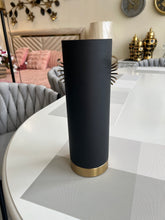 Matt Black Metal Vase 02