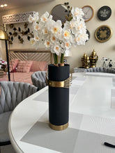Matt Black Metal Vase 02