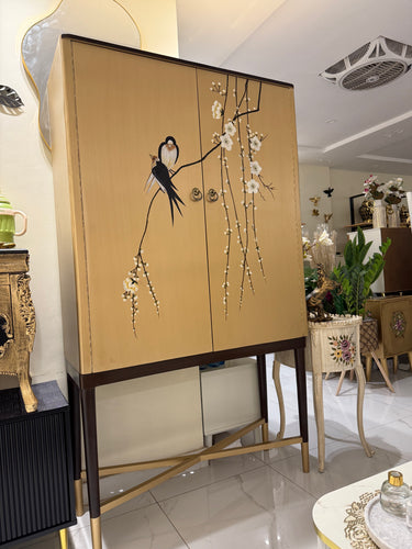 Gold HandPainted Book Shelf (Lahore delivery only)