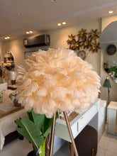 Pink Feather lamp