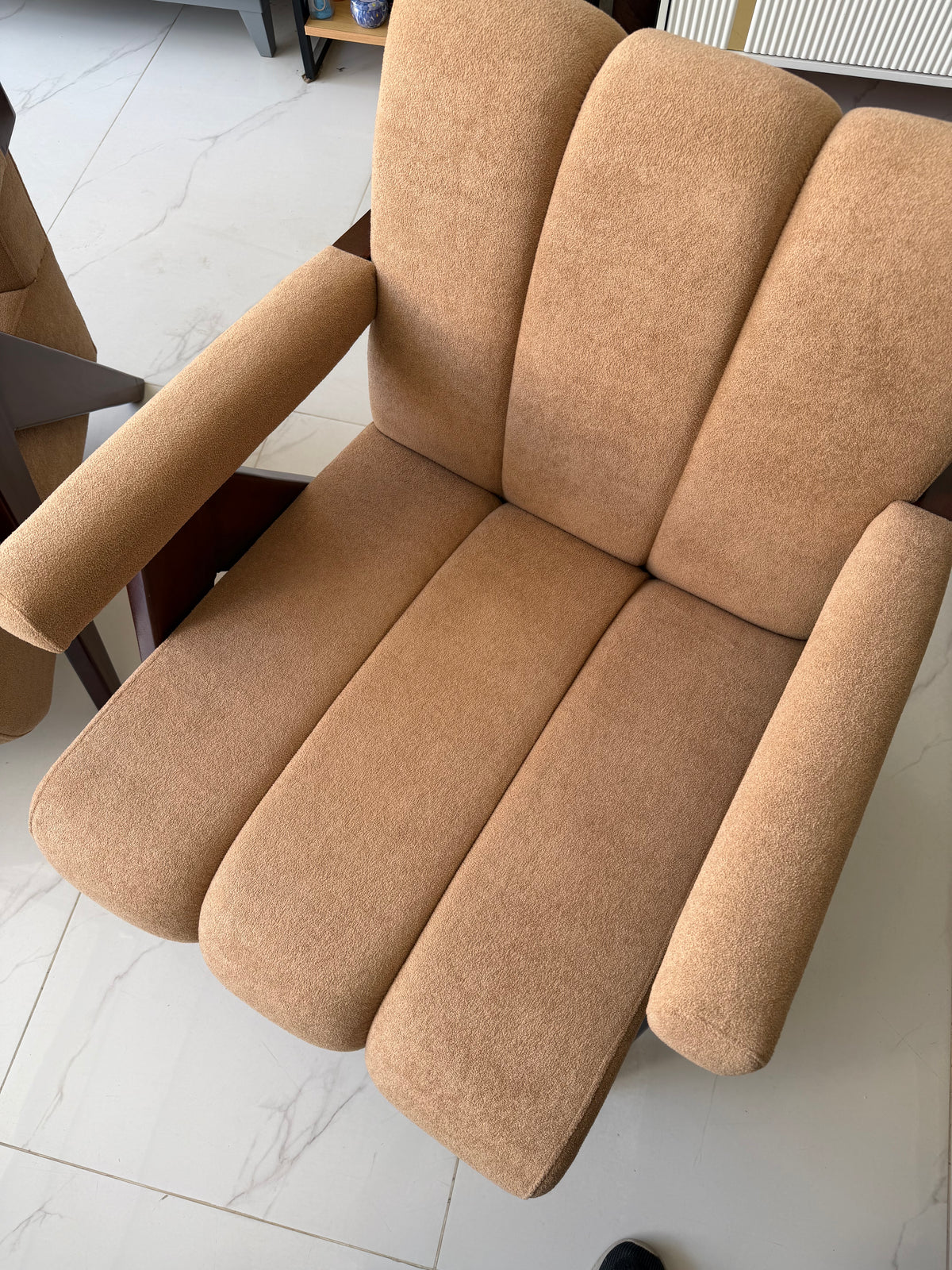 Brown luxx chair Pair