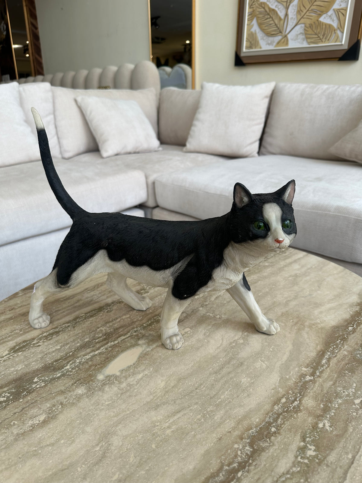 Realistic Cat Sculpture