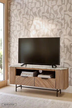 Acacia Lcd Console Brown Console