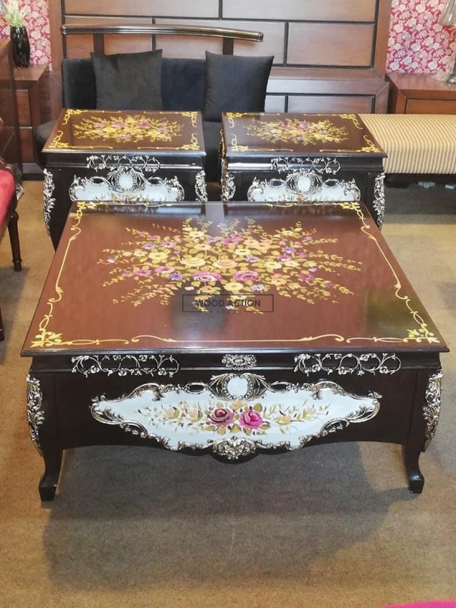 Alessa Hand Painted Center Table